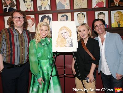 Noel Carey, Megan Hilty, Julia Mattison and Christopher Gattelli Photo
