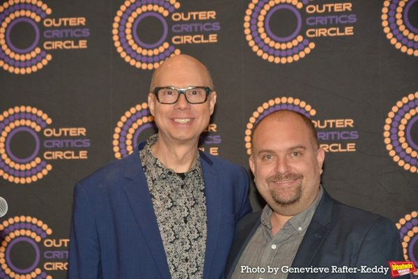 Richie Ridge (Vice President) and David Gordon (President) Outer Critics Circle Photo