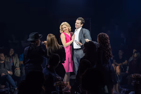 Erika Henningsen and Jonathan Groff Photo