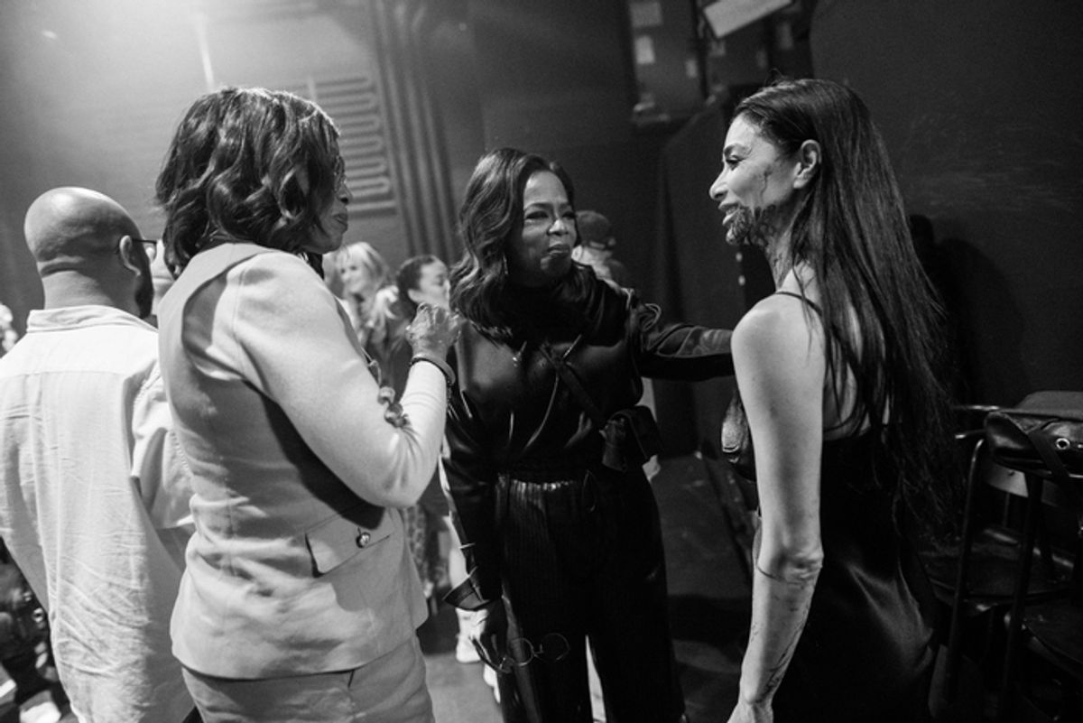 Oprah, Gayle King, Nicole Scherzinger at 