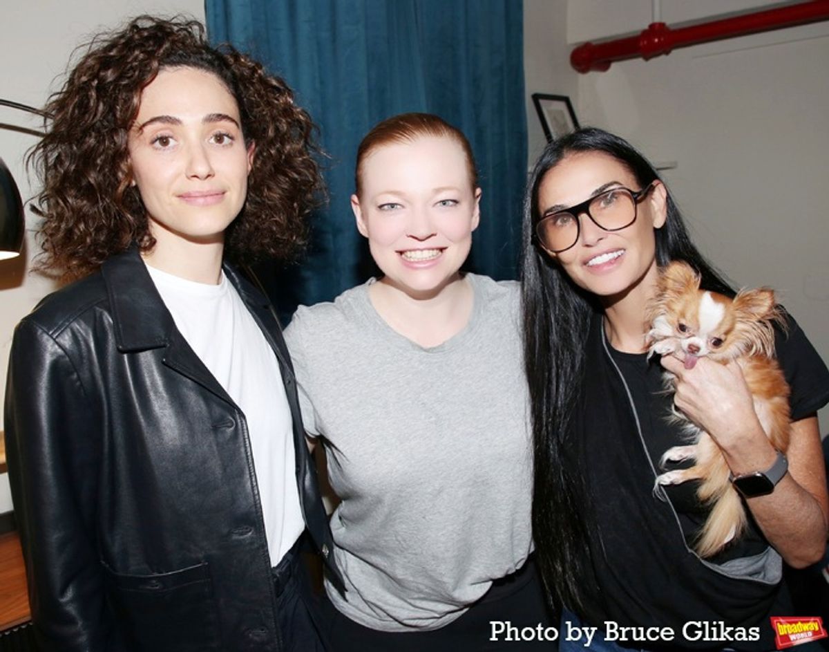 Emmy Rossum, Sarah Snook, Demi Moore & Pilaf! at 