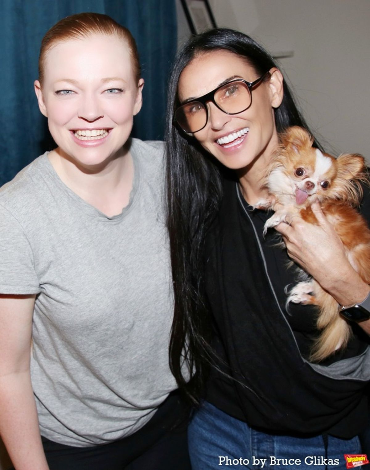 Sarah Snook, Demi Moore & Pilaf! at 