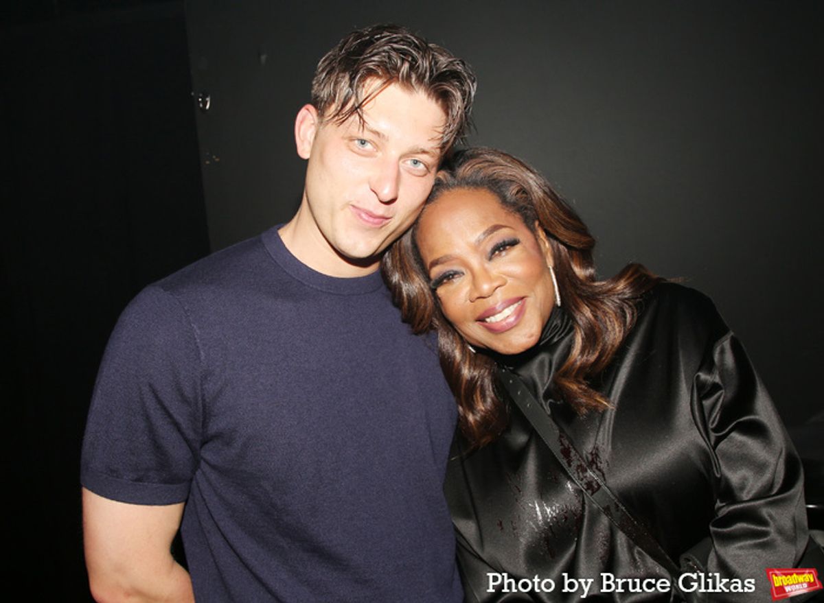 Tom Francis and Oprah Winfrey at 