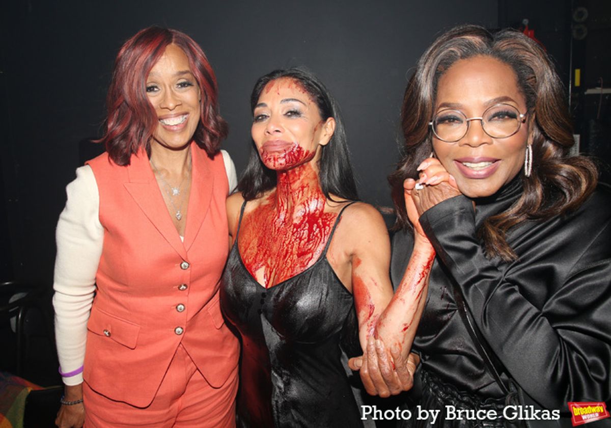 Gayle King, Nicole Scherzinger and Oprah Winfrey at 