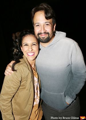 Gabriella Sorrentino and Lin-Manuel Miranda  Photo