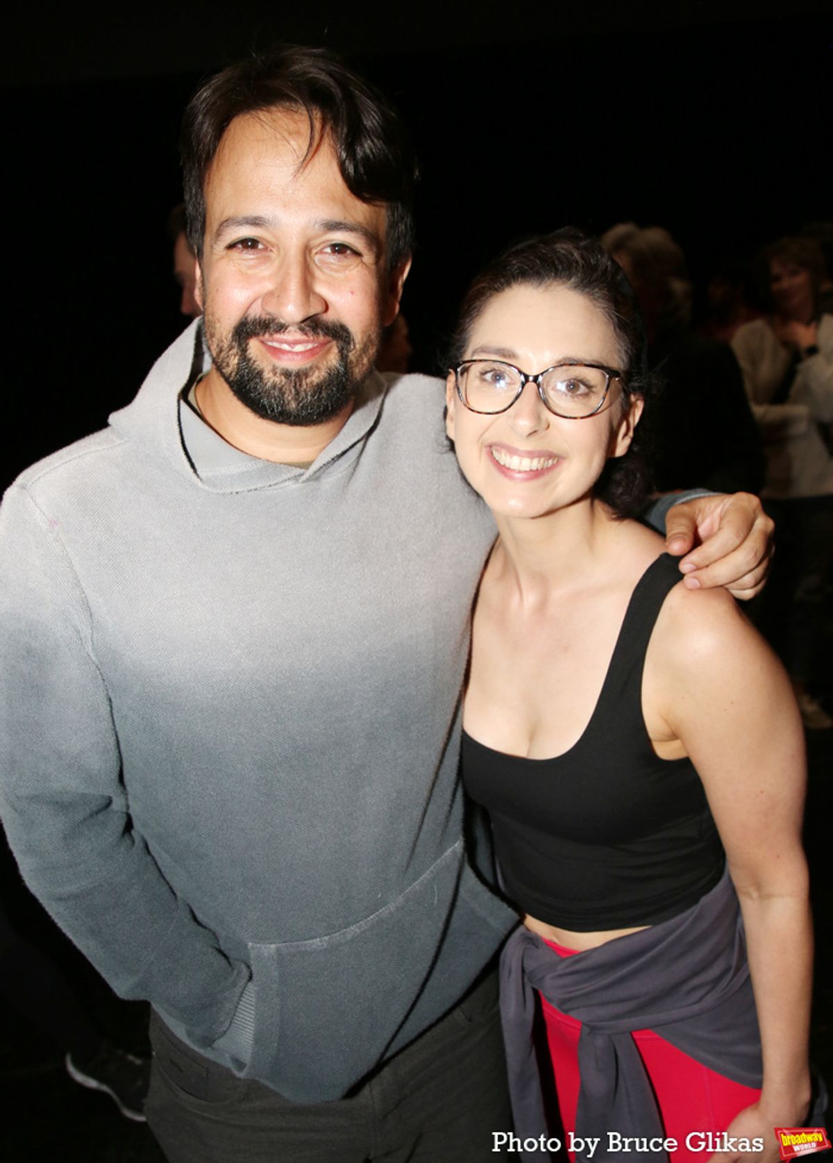 Lin-Manuel Miranda and Courtney Arango at 