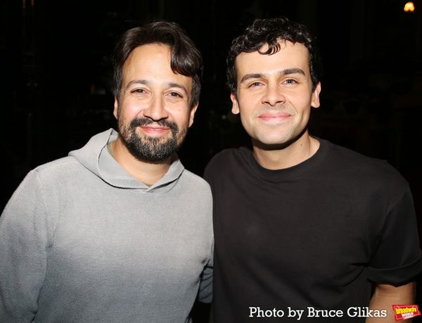 Lin-Manuel Miranda and Ainsley Melham Photo