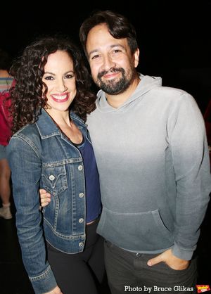 Nina Lafarga and Lin-Manuel Miranda Photo