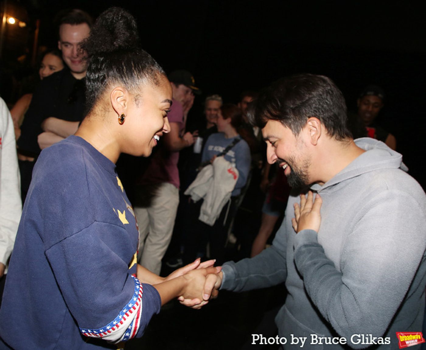 Photos: Lin-Manuel Miranda Visits BOOP! THE MUSICAL  Image
