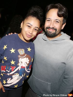 Jasmine Amy Rogers and Lin-Manuel Miranda  Photo