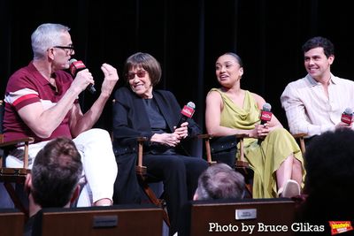 Director/Choreographer Jerry Mitchell, Lyricist Susan Birkenhead, Jasmine Amy Rogers  Photo