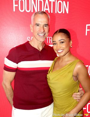 Director/Choreographer Jerry Mitchell and Jasmine Amy Rogers Photo