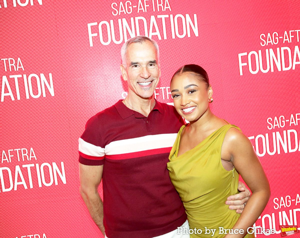 Director/Choreographer Jerry Mitchell and Jasmine Amy Rogers at 