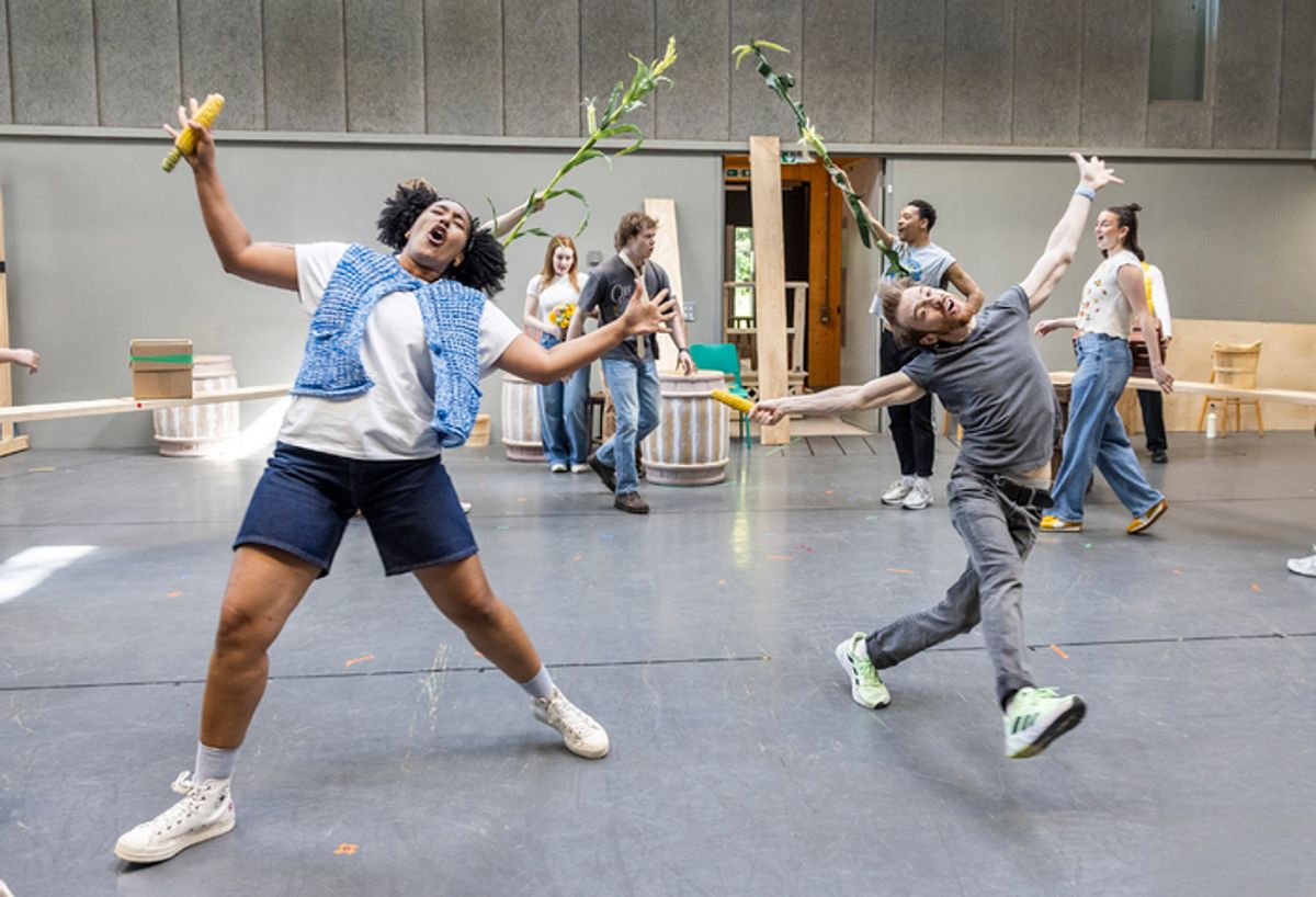 Monique Ashe-Palmer, Steven Webb, and cast at 