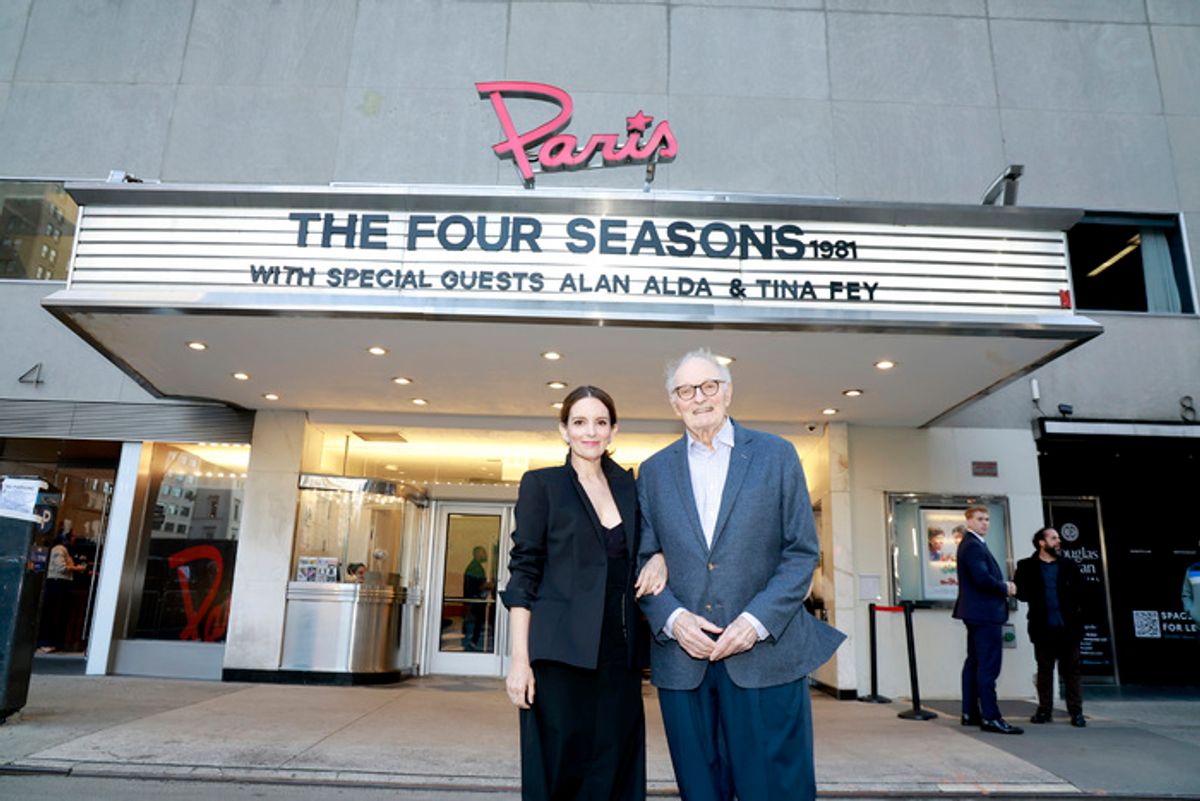 Tina Fey and Alan Alda  at 