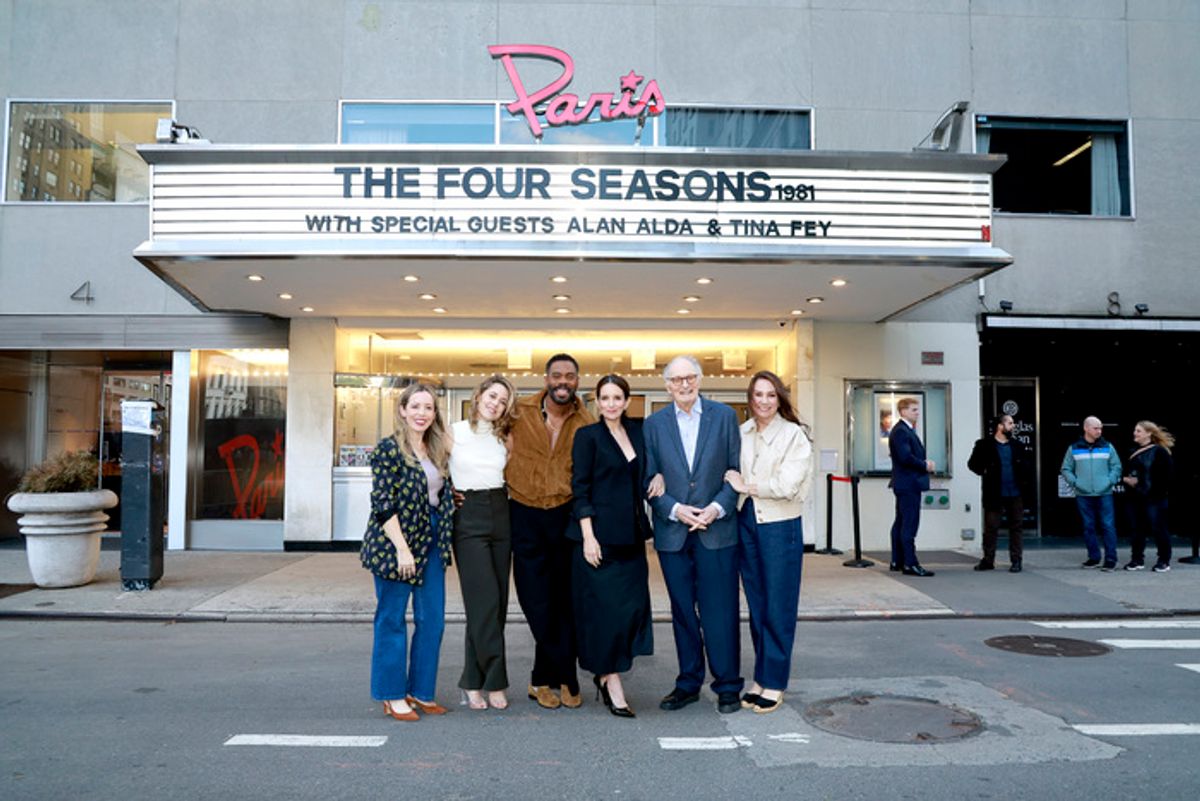 Lang Fisher, Erika Henningsen, Colman Domingo, Tina Fey, Alan Alda, and Tracey Wigfield  at 