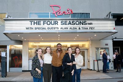 Lang Fisher, Erika Henningsen, Colman Domingo, Tina Fey, and Tracey Wigfield Photo