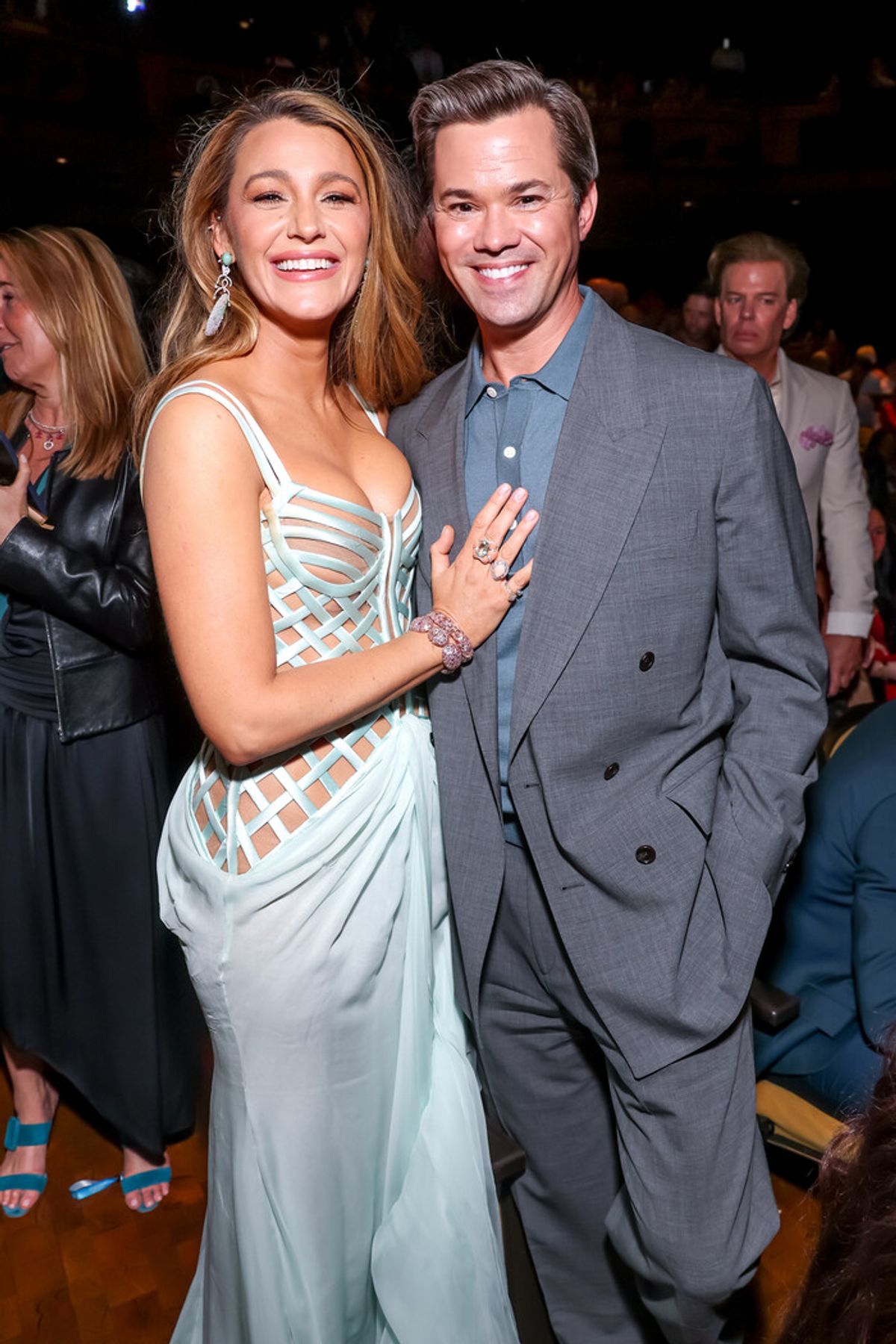 Blake Lively and Andrew Rannells  at 