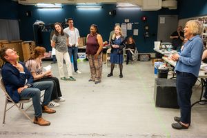 Director Gail Kriegel and the Cast of Cracked Open Photo