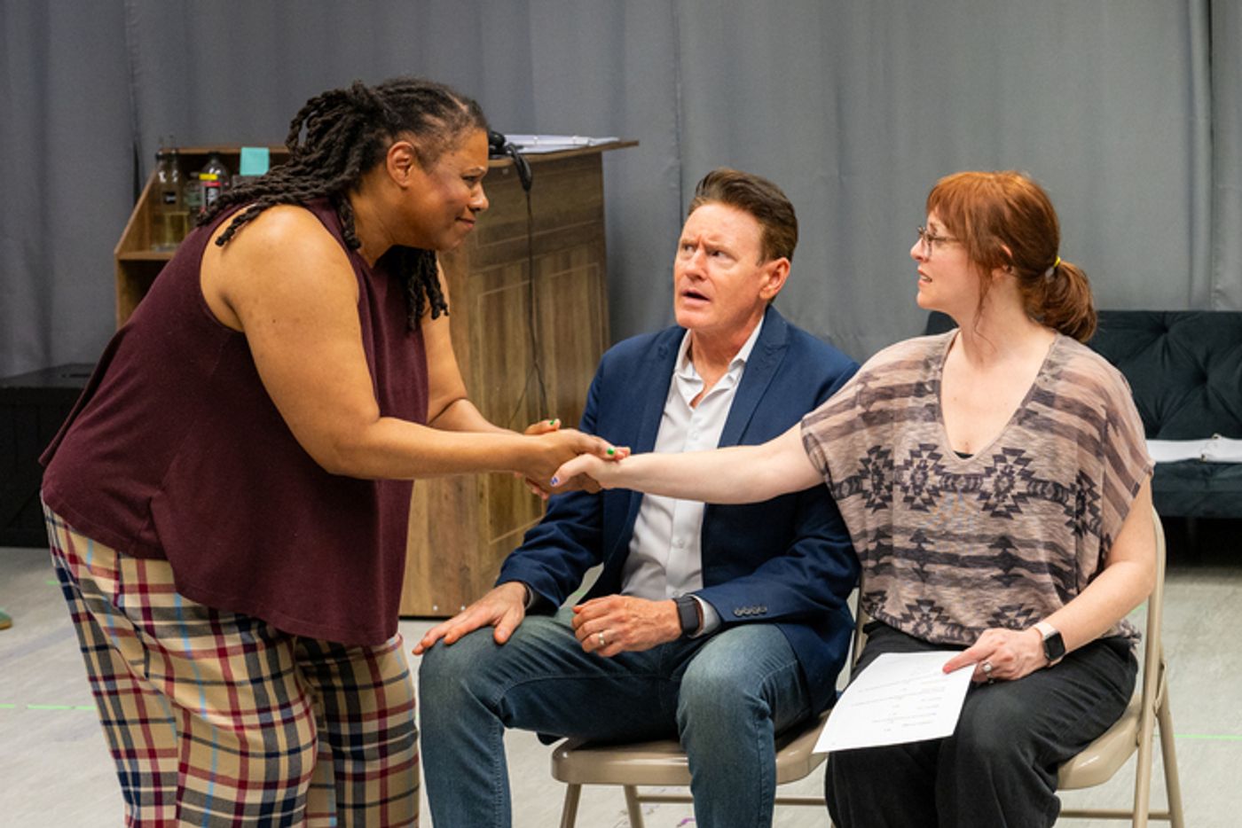 Photos: CRACKED OPEN World Premiere In Rehearsal  Image
