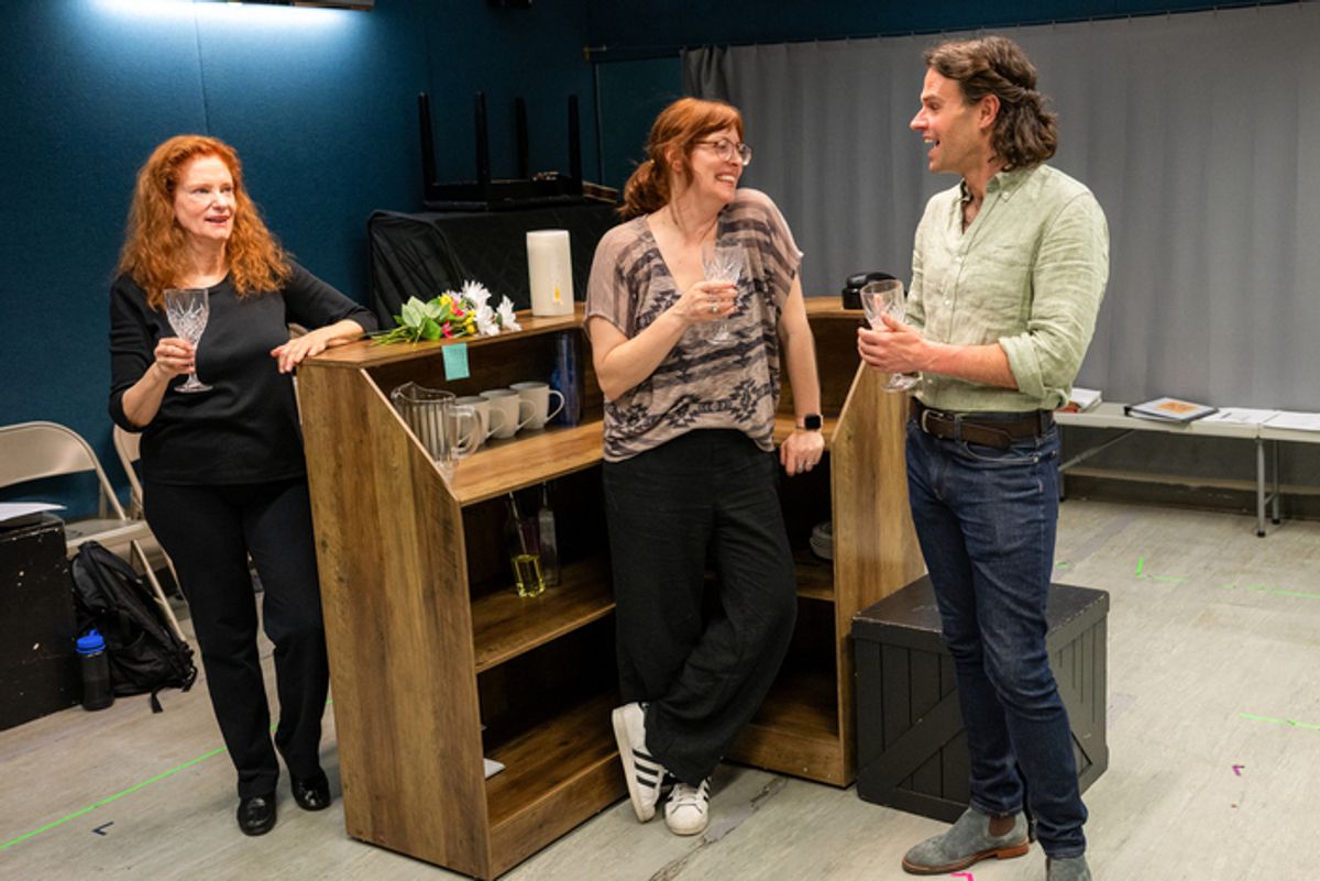 Lisa Pelikan, Scott Harrison, Pamela bob at 