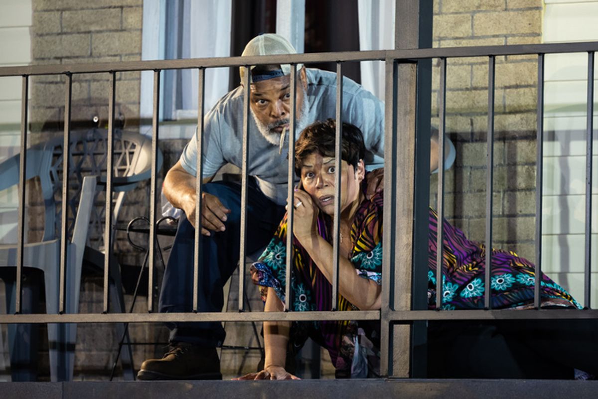 Raymond Anthony Thomas and Caroline Clay at 