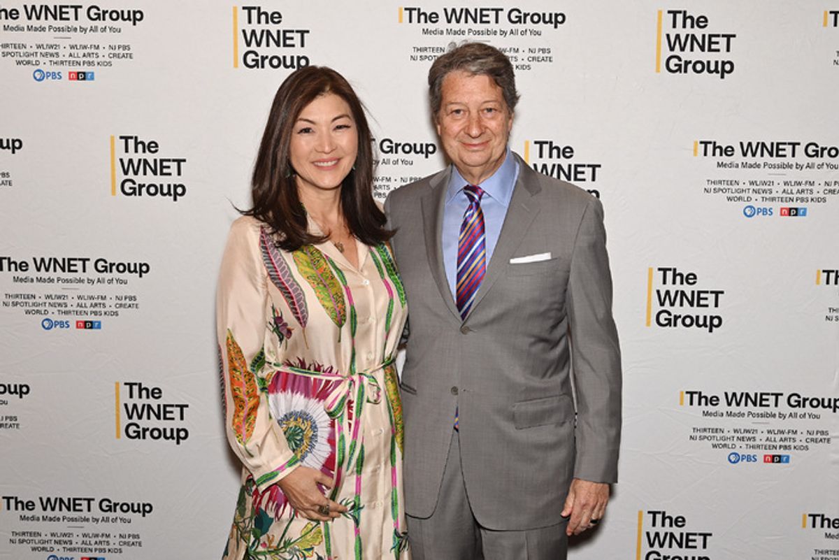 Juju Chang and Neal Shapiro at 