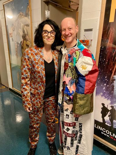 April 21, 2025: Floyd Collins, Jeremy Davis (pictured with Tina Landau) Photo