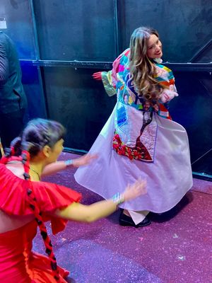 April 27, 2025: Real Women Have Curves, Monica Tulia Ramirez (pictured with Aline May Photo