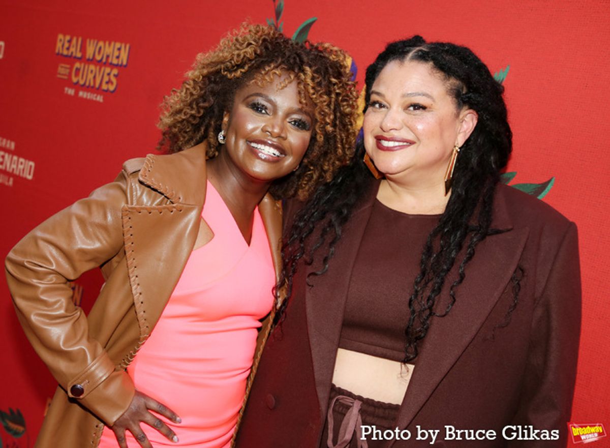 Karine Jean-Pierre and Michelle Buteau at 