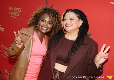 Karine Jean-Pierre and Michelle Buteau Photo