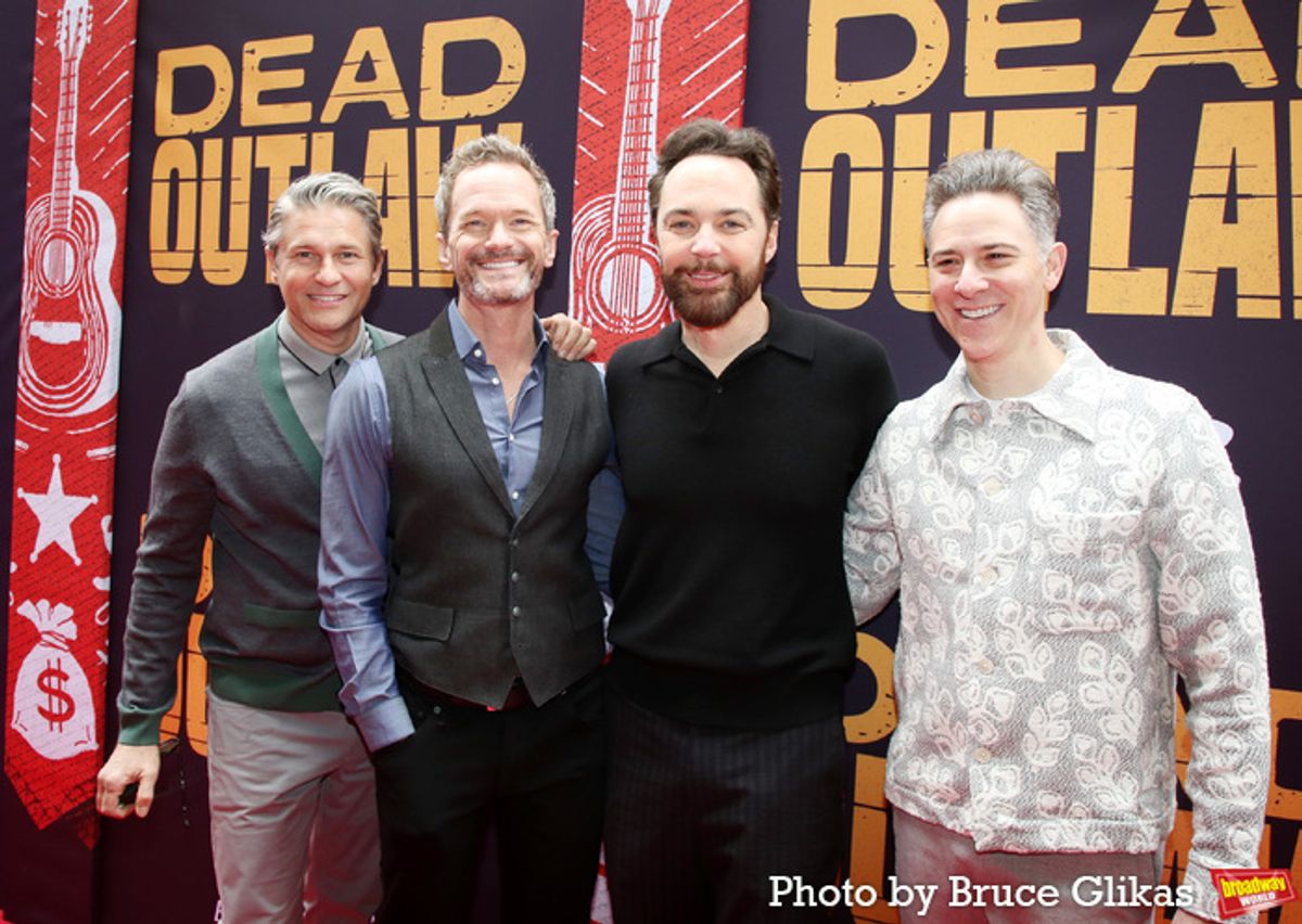 David Burtka, Neil Patrick Harris, Jim Parsons and Todd Spiewak at 