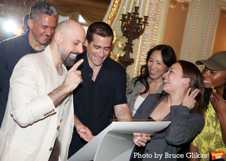 Photos: Jake Gyllenhaal Gets a Sardi's Portrait  Image