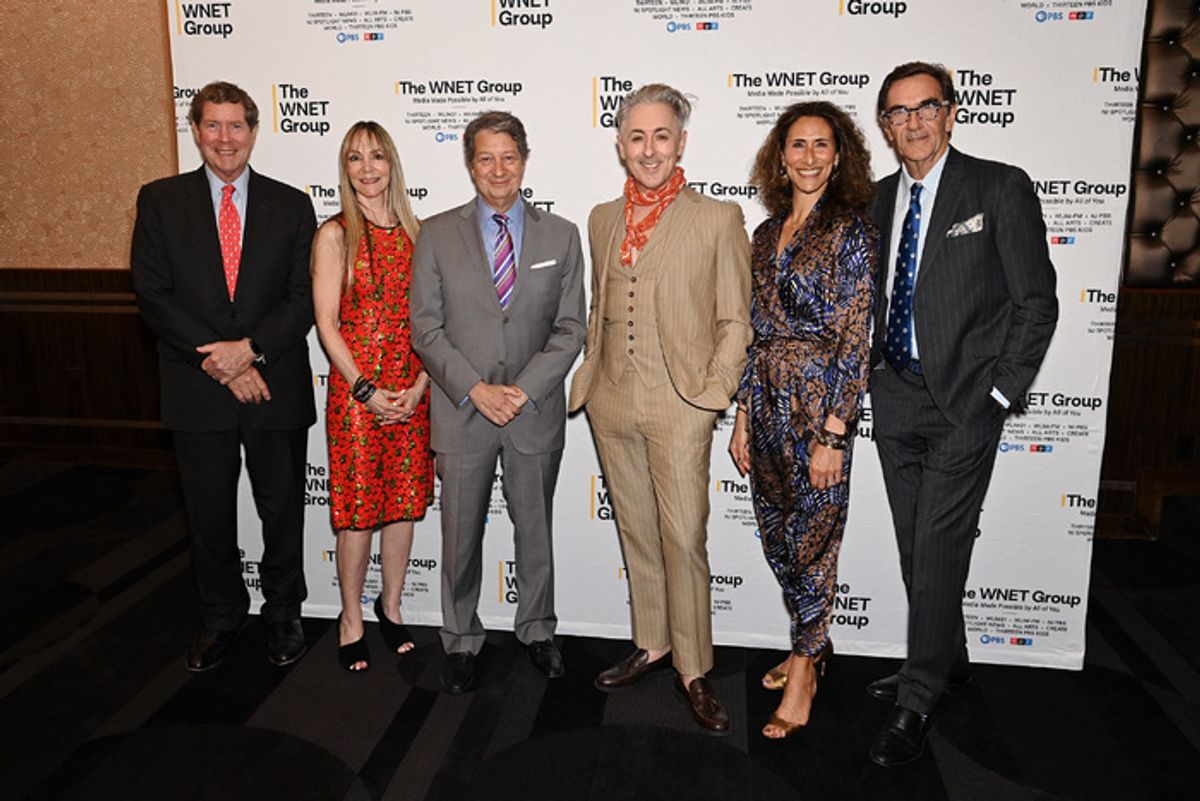 Jim Attwood, Kellie Specter, Neal Shapiro, Alan Cumming, Vanessa Wise, and Stephan Segaller at 