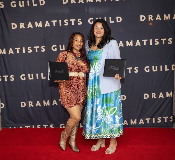 Lanford Wilson Award recipients Kristiana Rae Colon, Morgan McGuire  Photo