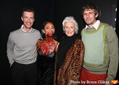 Nicole Scherzinger, Nick Haramis, Misha Khan and Glenn Close  Photo