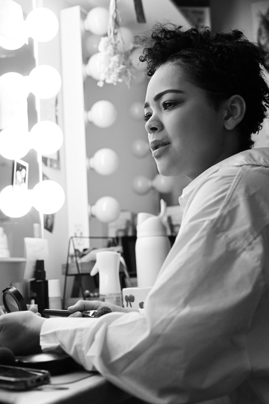 Photos: Jordan Tyson Prepares For GYPSY Backstage With The Dressing Room Project Image