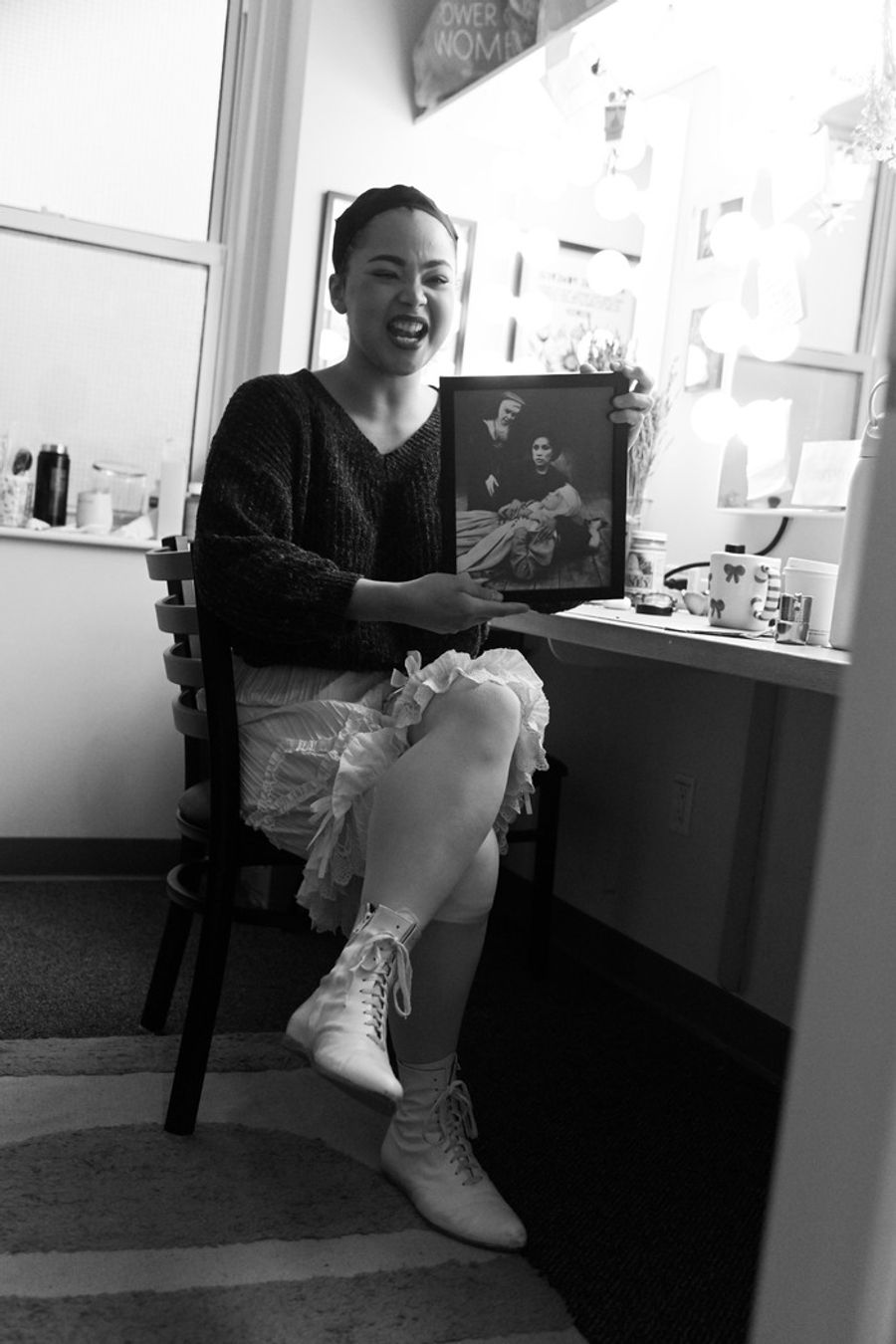 Photos: Jordan Tyson Prepares For GYPSY Backstage With The Dressing Room Project Image