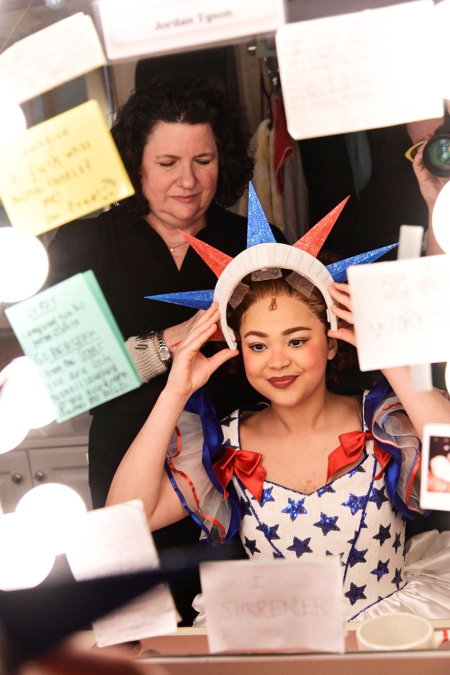 Photos: Jordan Tyson Prepares For GYPSY Backstage With The Dressing Room Project Image