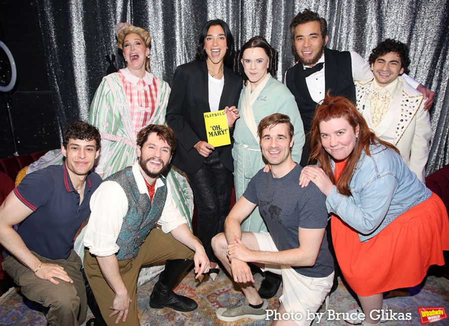 Photos: Dua Lipa Visits OH, MARY! on Broadway Image