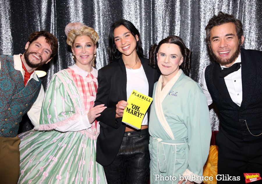 Photos: Dua Lipa Visits OH, MARY! on Broadway Image