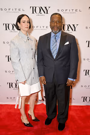 Sarah Paulson and Wendell Pierce @ BroadwayWorld Sarah Paulson and Wendell Pierce Photo