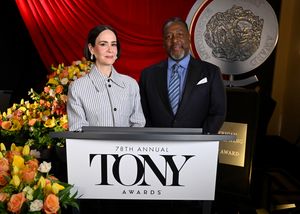 Sarah Paulson and Wendell Pierce @ BroadwayWorld Sarah Paulson and Wendell Pierce Photo