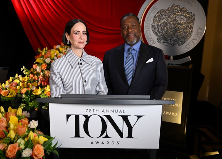 Photos: Sarah Paulson and Wendell Pierce Announce the 2025 Tony Award Nominations Image