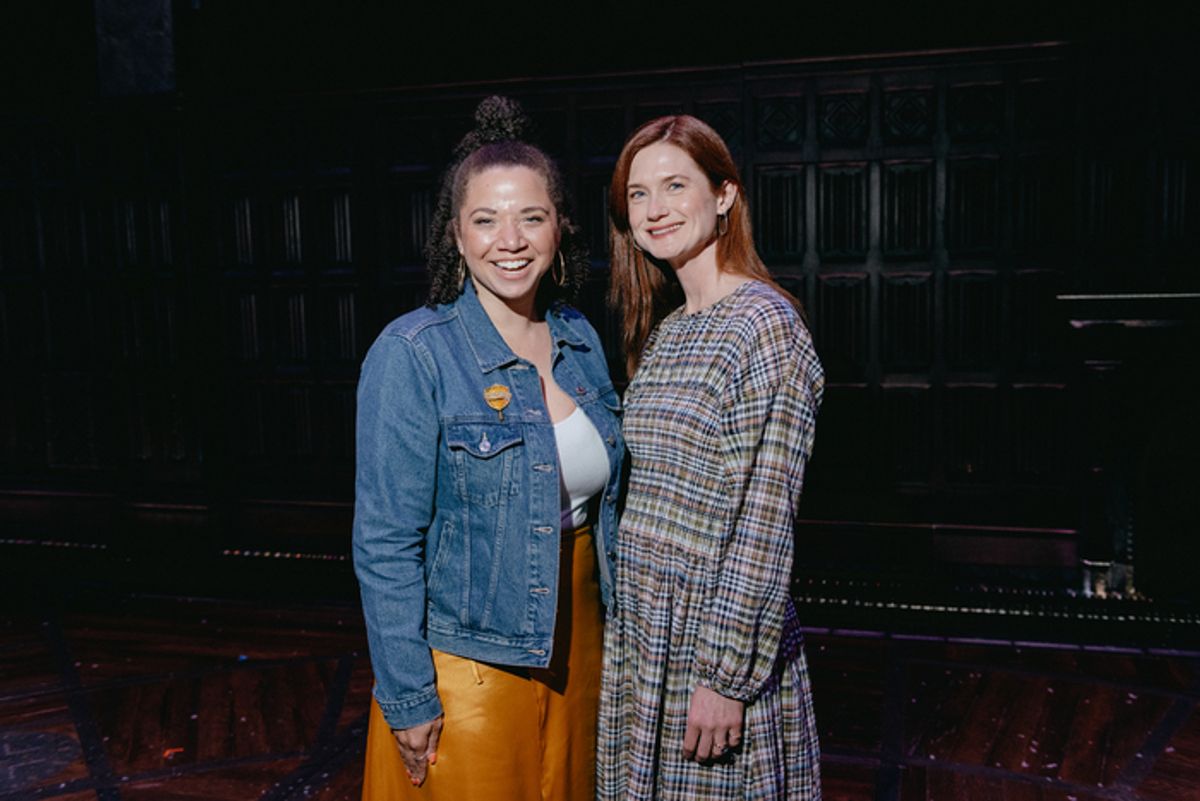 Felicia Fitzpatrick and Bonnie Wright at 