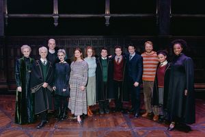 Bonnie Wright with the cast of Broadway's Harry Potter and the Cursed Child Photo