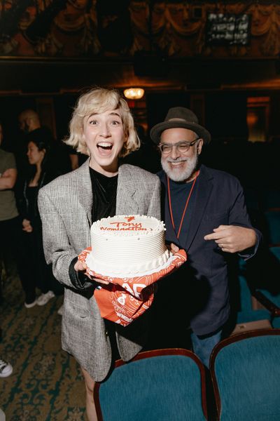 Julia Knitel and David Yazbek Photo