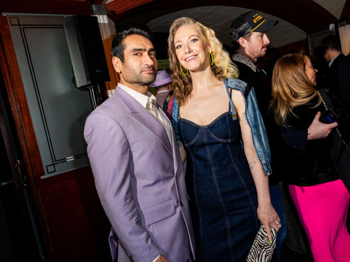 Kumail Nanjiani, Emily V. Gordon at 