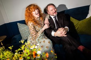Natasha Lyonne, Rian Johnson Photo