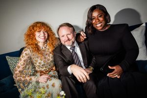 Natasha Lyonne, Rian Johnson, Uzo Aduba Photo